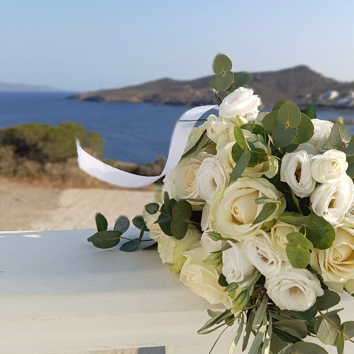 🌿 Γάμος στον Προφήτη Ηλία Κερατέας & δεξίωση στο Κτήμα Αρσινόη