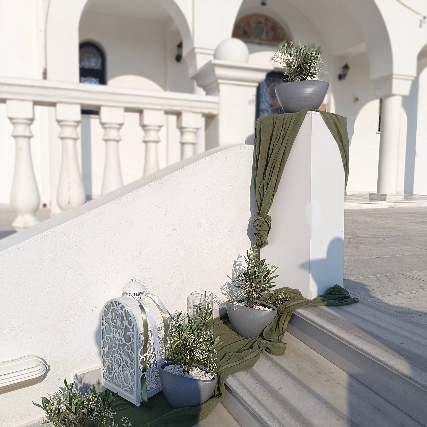 🌿 Γάμος στον Προφήτη Ηλία Κερατέας & δεξίωση στο Κτήμα Αρσινόη