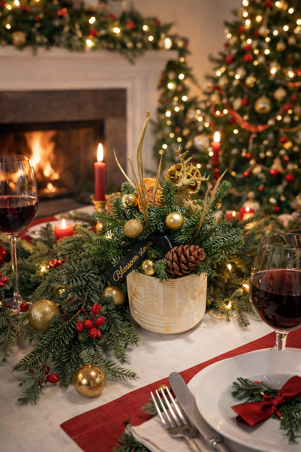 Χριστουγεννιάτικη σύνθεση