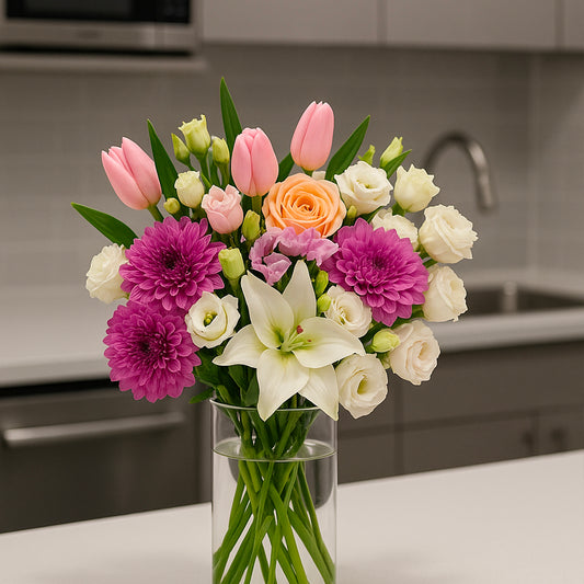 Ανθοδέσμη Pink Romance