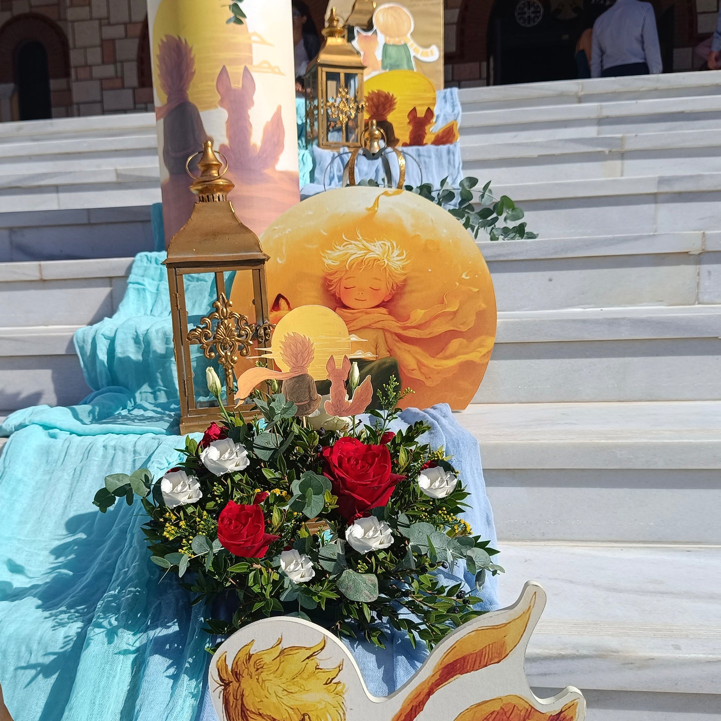 Στολισμός βάπτισης με θέμα Μικρός πρίγκιπας