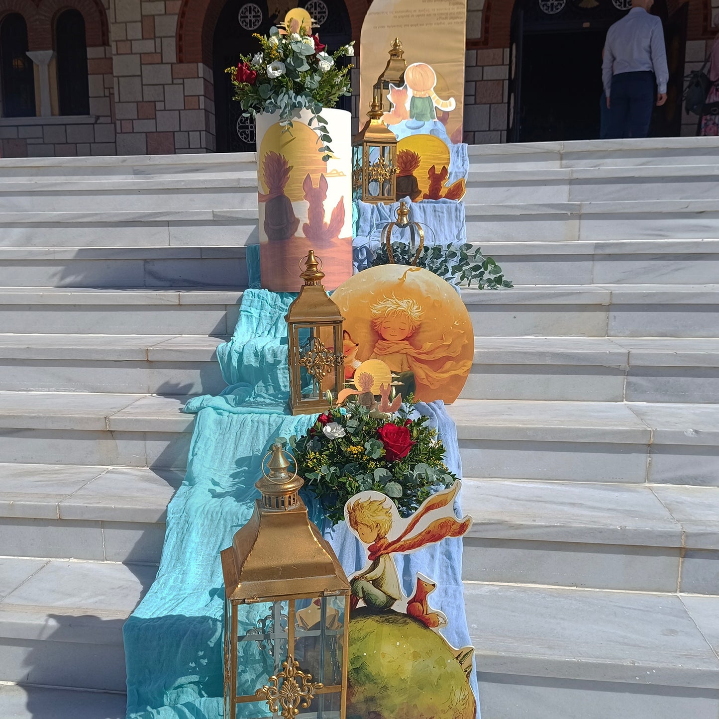Στολισμός βάπτισης με θέμα Μικρός πρίγκιπας