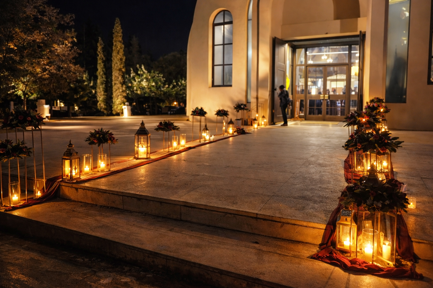 Χριστουγεννιάτικος Στολισμός Γάμου στην Παναγία Φανερωμένη Βουλιαγμένης